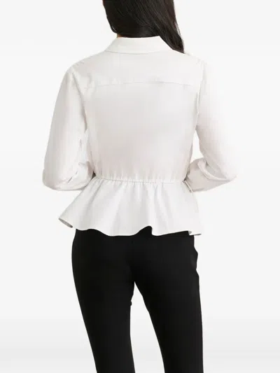 Toccin Ingrid Button-down Cotton Shirt In White