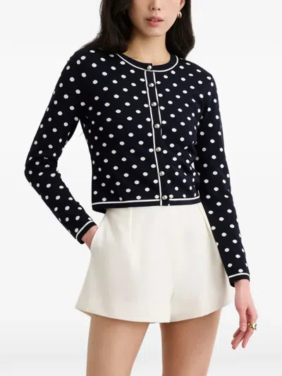 Toccin Xandra Long Sleeve Cardigan In Blue