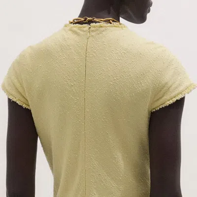 Me+em Bias Cut Am-pm Maxi Dress Dusted Lemon Yellow