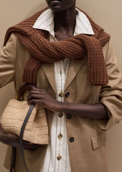 Me+em A-line Mini Dress Ecru Black In Multi