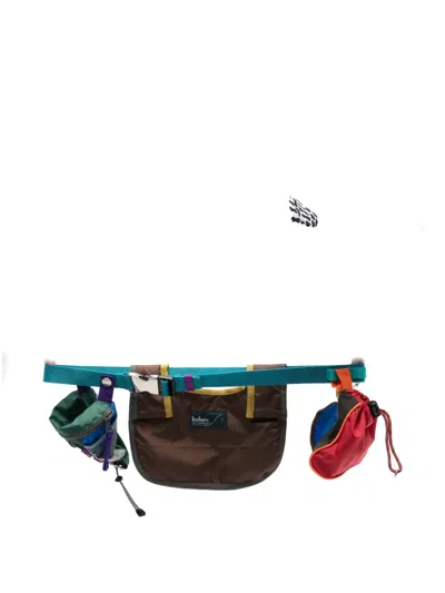Kolor Multi-pocket Belt Bag In Blue