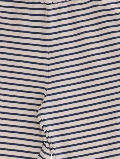 Babe And Tess Striped Drawstring Trousers In Multi