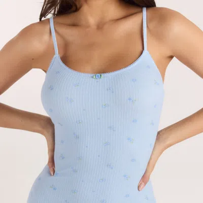 Lounge Blue Floral In Blue