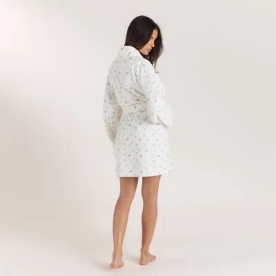 Lounge White Print In White