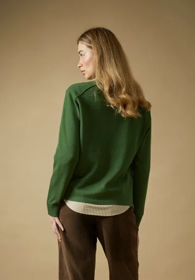 House Of Sunny Cord Straight Leg Pants In Animal Print