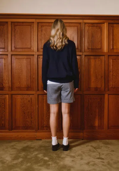 House Of Sunny The Argyle Jumper In Blue