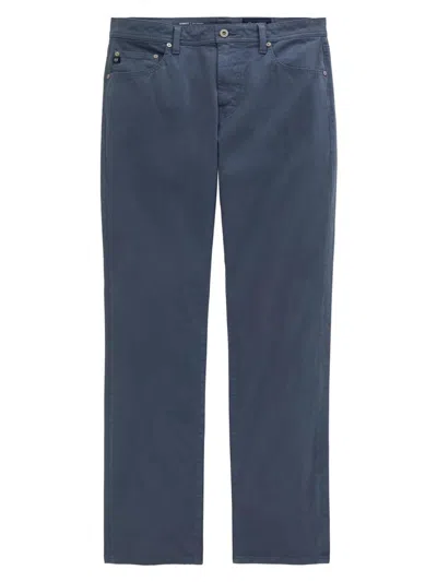 Ag Everett Commuter Performance Slim Straight Pants In Blue