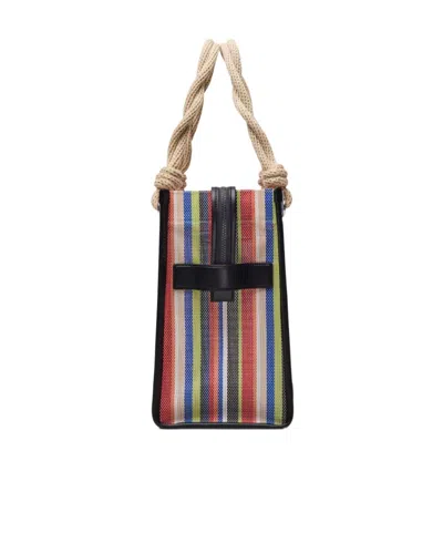 Marc Jacobs The Large Stripe Mesh Rope Tote Bag In Multi