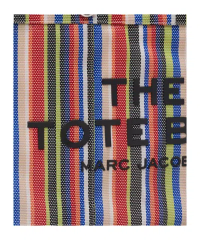Marc Jacobs The Large Stripe Mesh Rope Tote Bag In Multi
