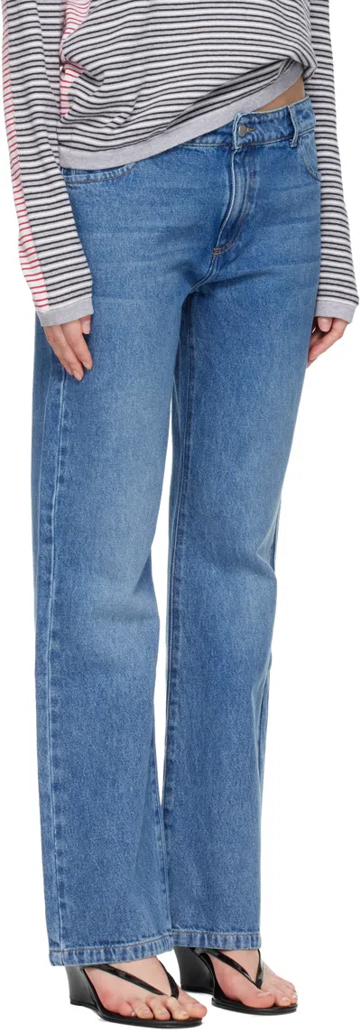 Gimaguas Multi-pocket Jeans In Blue
