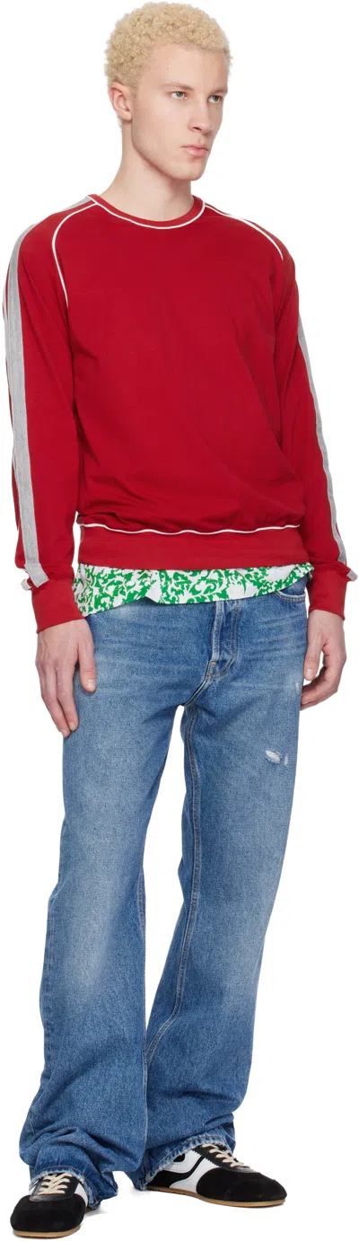 Gimaguas Killian Contrast-panel T-shirt In Red