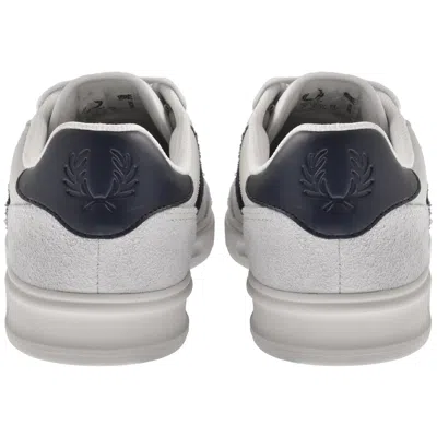 Fred Perry B4 Leather Trainers White In Multi