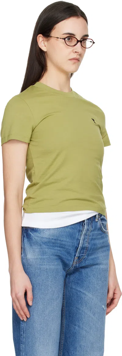 Ami Alexandre Mattiussi Cotton T-shirt In Green