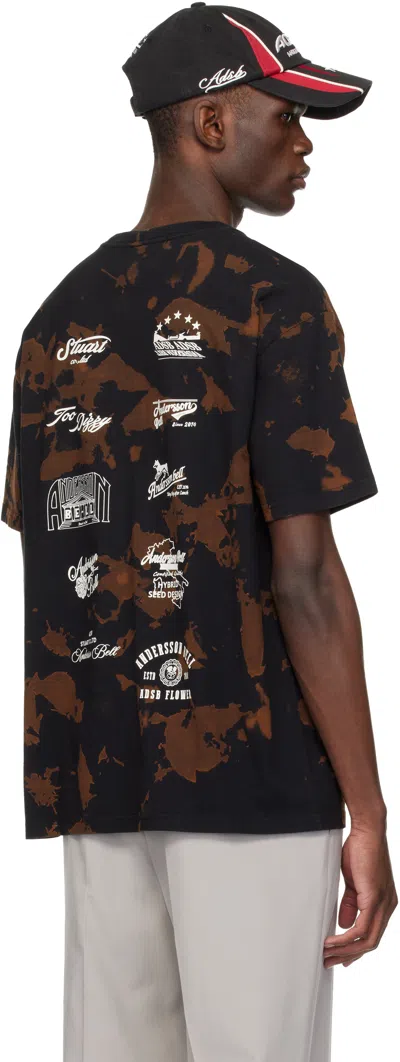 Andersson Bell Black Archive T-shirt In Multi
