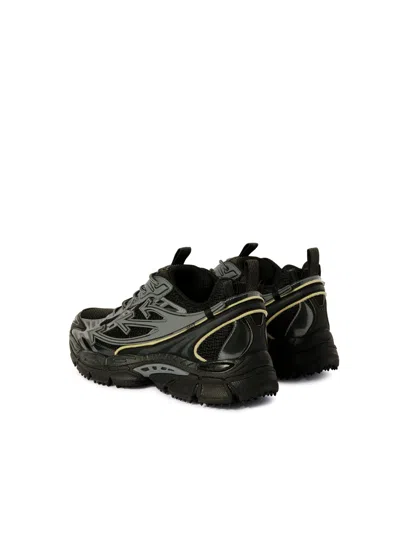 Off-white Multicolor Mesh And Rubber Be Right Back Sneakers In Black