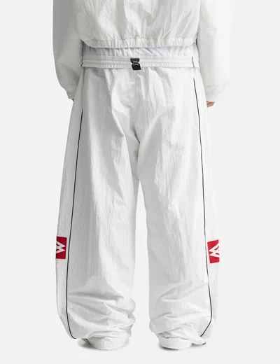 Protocol Index Folded Track Pants In White