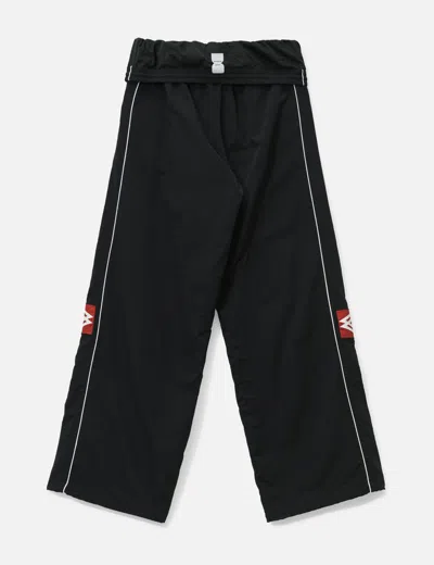Protocol Index Folded Track Pants In Black