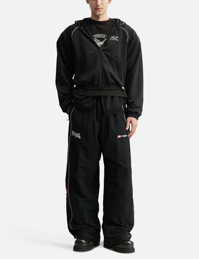 Protocol Index Folded Track Pants In Black