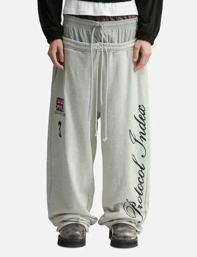 Protocol Index 3 Layered Sweat Pants In Multi