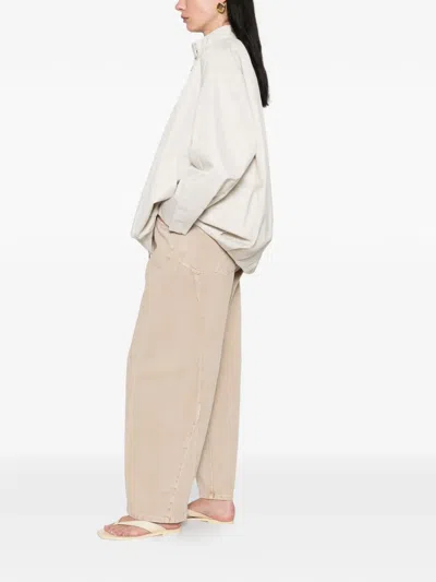 La Piscine Zip Bomber Jacket In White