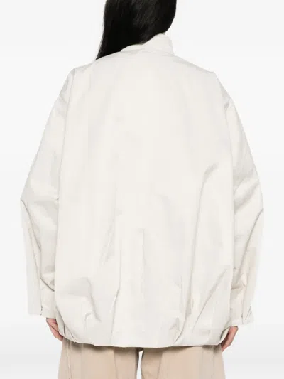 La Piscine Zip Bomber Jacket In White