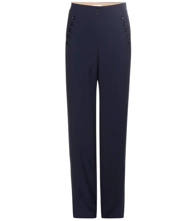 Chloé Straight Trousers In Blue