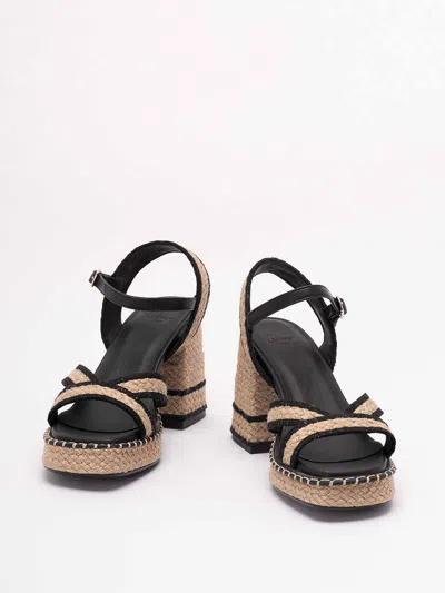 Castaã±er Vanish Crossover-strap Sandals In Black