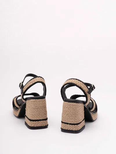 Castaã±er Vanish Crossover-strap Sandals In Black