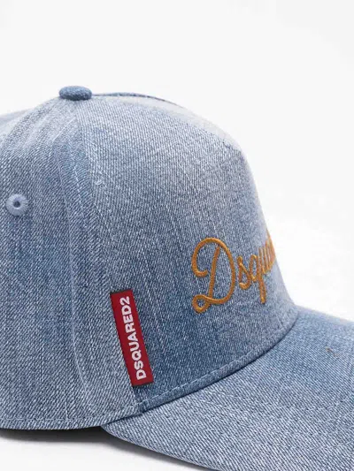 Dsquared2 Baseball Cap In Blue