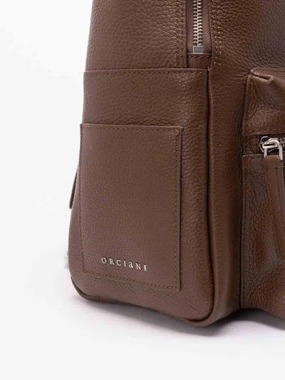 Orciani `micron` Backpack In Brown