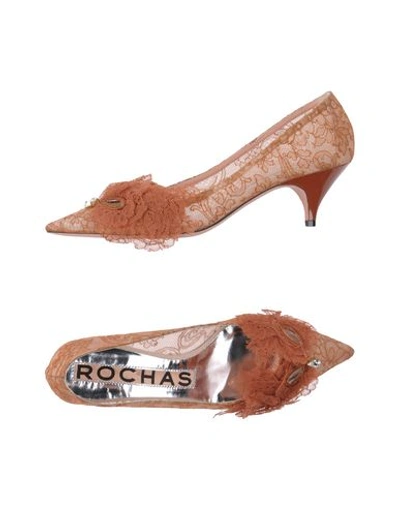 Rochas Pump In Brown