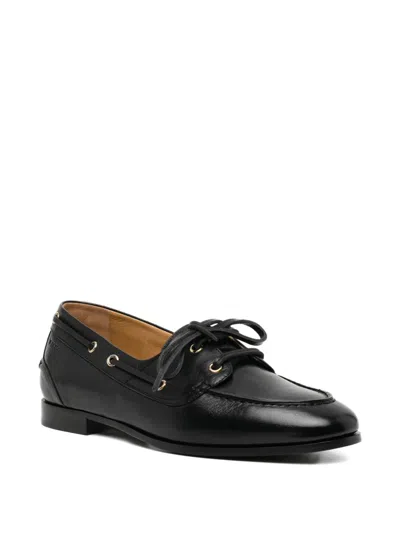Bally Plume Boat-style Flat Shoes In Black