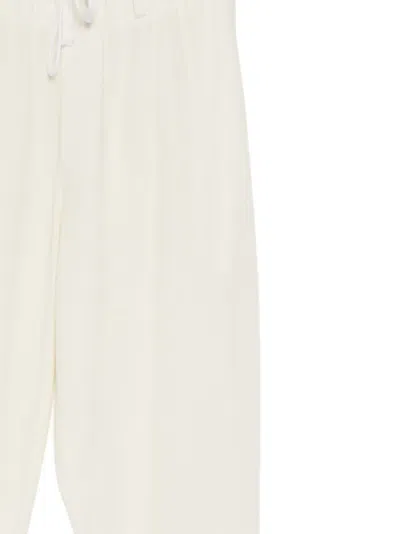 Y's Drawstring Trousers In White