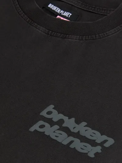 Broken Planet Logo T-shirt In Gray