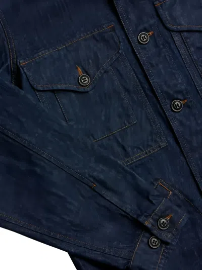 Ceccarelli Point-collar Jacket In Blue