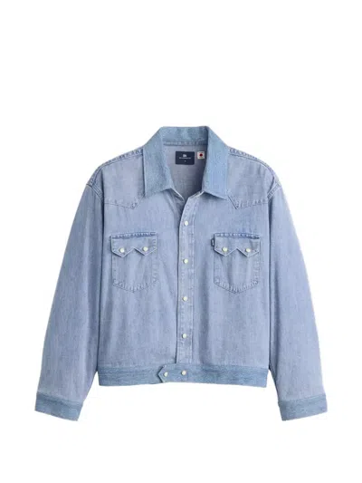 Levi's Customized Sawtooth Jacket In Blue
