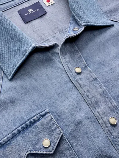 Levi's Customized Sawtooth Jacket In Blue
