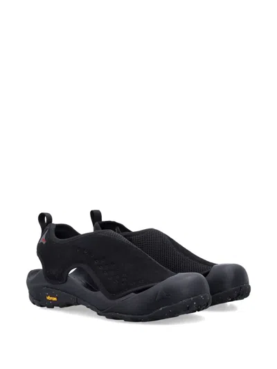 Roa Arpy Mesh Microfiber Functional Utility Sandals In Black
