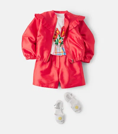 Stella Mccartney Canvas Jacket In Red