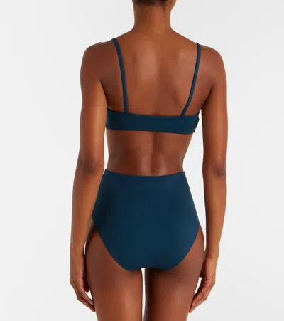 Eres Remember High-waisted Bikini Bottoms In Blue