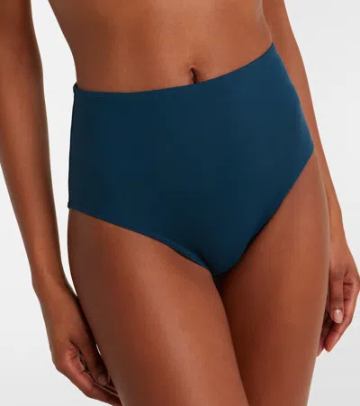 Eres Remember High-waisted Bikini Bottoms In Blue