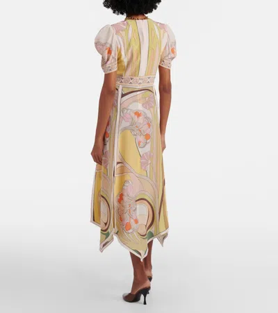La Doublej Cherie Scarf Maxi Dress In Multi
