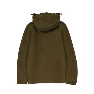 Herno Bicolor Polyamide Shell Jacket In Green