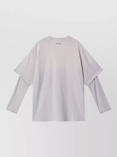 Acne Studios Layered T-shirt In Gray