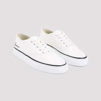 Jacquemus Les Fefe Low Top Sneakers Rubber Sole In White