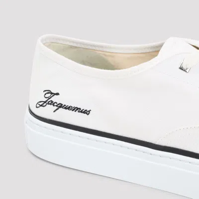 Jacquemus Les Fefe Low Top Sneakers Rubber Sole In White