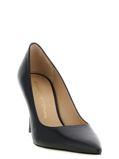 Stuart Weitzman 75mm Stuart Power Pointed-toe Stiletto Pumps In Black