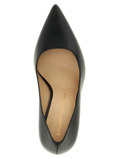 Stuart Weitzman 75mm Stuart Power Pointed-toe Stiletto Pumps In Black