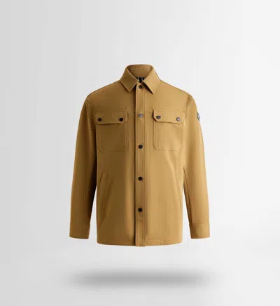 Fusalp Solandroz Button-fatening Shirt Jacket In Brown