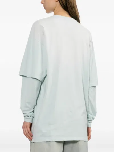 Halfboy Double Sleeves T-shirt In Blue